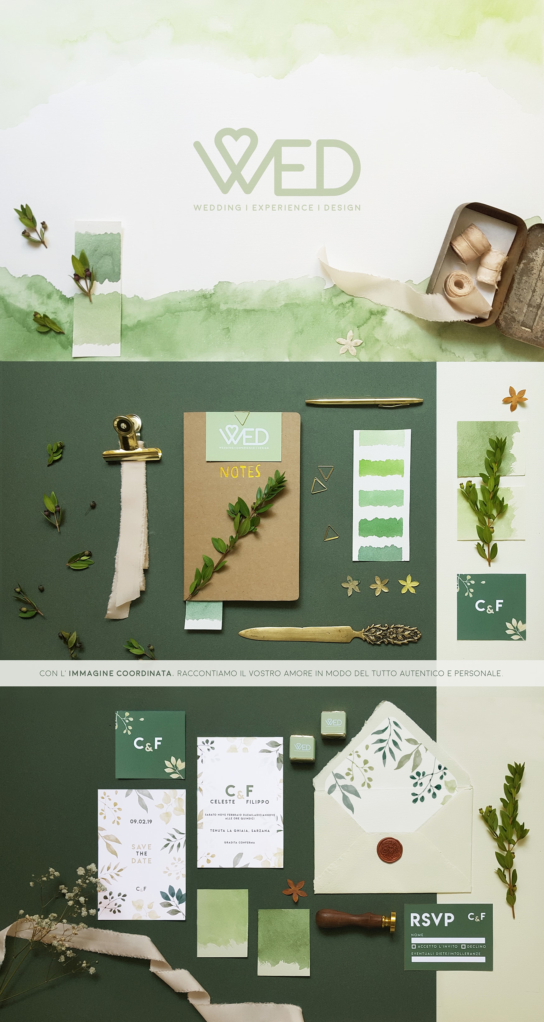 home immagine coordinata wed min